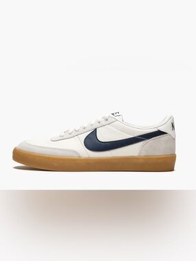 Nike Men’s Killshot 2 Leather - Navy swoosh with gum sole - M7 / W8.5
